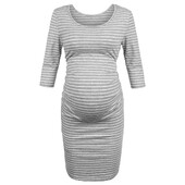 2024. aasta suvine naiste rasedatele mõeldud Bodycon Ruched küljekleit vabaaja lühikeste ja 3/4 varrukatega kleit igapäevaseks kandmiseks või beebiõhtuks