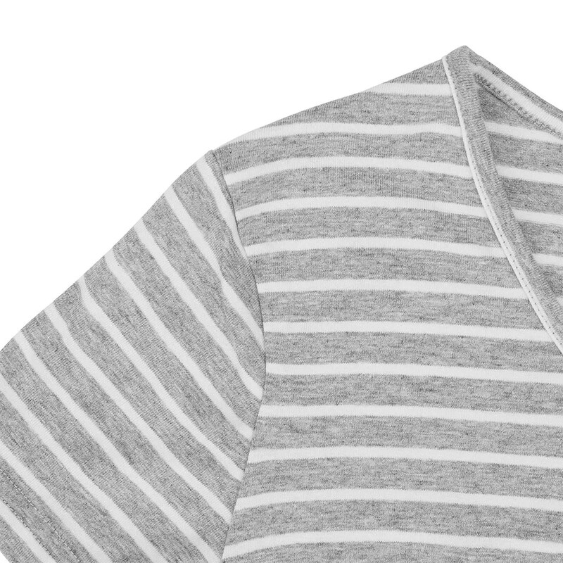 Ljetna ženska haljina za trudnice s naborima sa strane 2024., ležerna kratka haljina s 3/4 rukavima za svakodnevno nošenje ili za kupanje djeteta