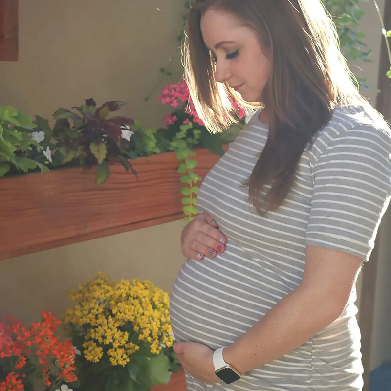 Ljetna ženska haljina za trudnice s naborima sa strane 2024., ležerna kratka haljina s 3/4 rukavima za svakodnevno nošenje ili za kupanje djeteta