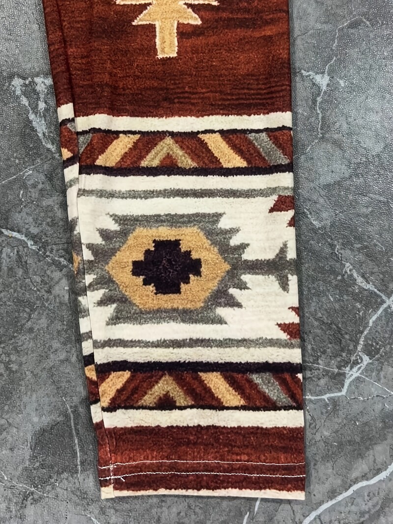 Nove modne boemske tajice s printom velike veličine. Ženske ležerne tajice s printom