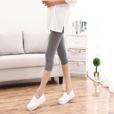 YAVO SOSO Naiste retuusid Suvine stiil Bamboo Fiber väetis Pluss suurus 7XL Big Size kommivärvi naiste püksid