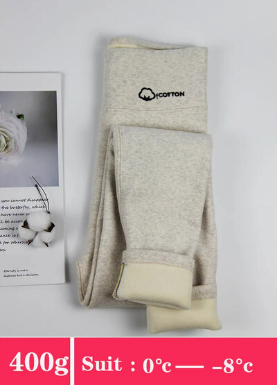 Sieviešu legingi Ziemas jēra kašmira siltie legingi ar vilnas plānas kokvilnas samta termiski augstu vidukli, mucas paceļamas elastīgās zeķubikses