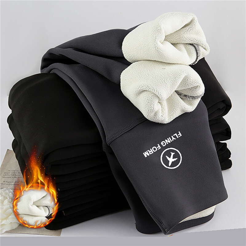 Sievietēm Silti Legingi Apakšveļa Vidukļa Bikses Flīs Stingras Termobikses Ikdienišķas Kašmira Bikses Sievietēm 2024. gada rudens ziema