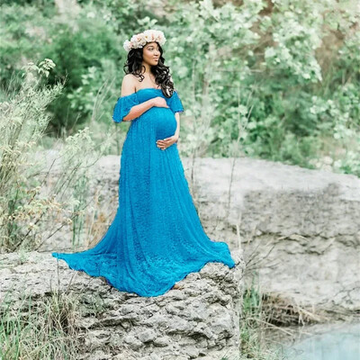 Garas grūtnieču fotografēšanas rekvizīti Grūtnieču kleitu fotografēšana Grūtnieču kleitas fotosesijai Grūtnieču kleita Mežģīņu kleita Maxi