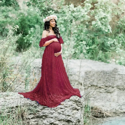 Garas grūtnieču fotografēšanas rekvizīti Grūtnieču kleitu fotografēšana Grūtnieču kleitas fotosesijai Grūtnieču kleita Mežģīņu kleita Maxi