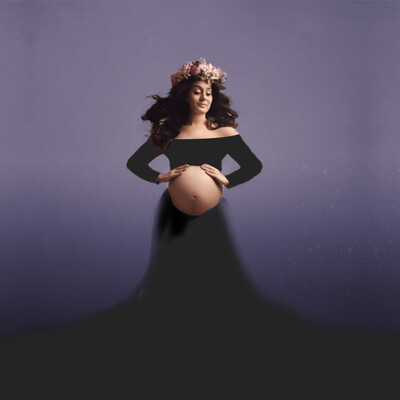 Recuzită pentru fotografie de maternitate Rochie de sarcină Fotografia Rochii de maternitate pentru ședință foto Rochie de gravidă Rochie maxi din dantelă lungă