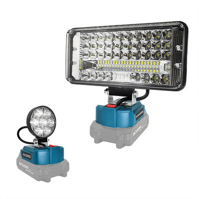 Ασύρματο ElectricWork Light LED Spotlight Φανάρι Flood Light για μπαταρία Makita 18V (Χωρίς μπαταρία)