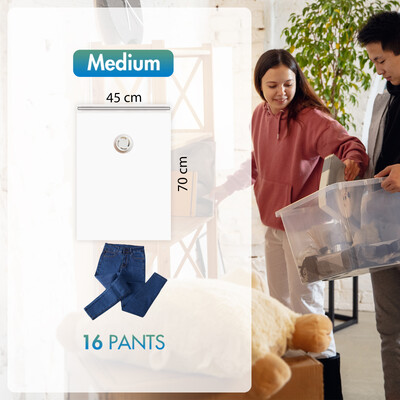 TAILI Geantă de depozitare în vid de călătorie Geantă de compresie în vid Saci roll-up reutilizabile Geantă de economisire pentru haine Bagaje pentru împachetat valize