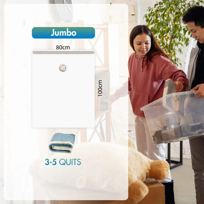 TAILI Geantă de depozitare în vid de călătorie Geantă de compresie în vid Saci roll-up reutilizabile Geantă de economisire pentru haine Bagaje pentru împachetat valize