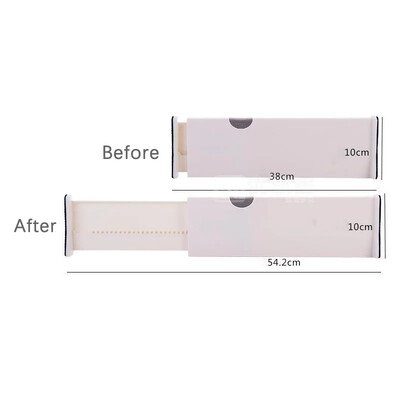 Atvilktņu dalītājs Regulējams Brīvi stāvošs plastmasas izvelkamais starpsienu organizators Skapja zeķu sadalītājs Izvēršamie atvilktņu dalītāji