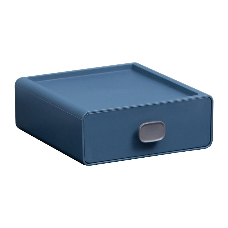 Krāsains darbvirsmas saliekams atvilktņu uzglabāšanas kastīte Juvelierizstrādājumu kosmētikas konteiners Drop piegāde