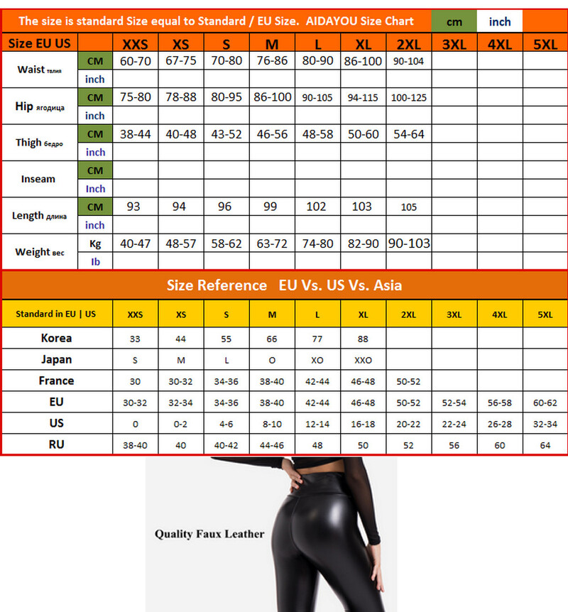 Ženske tajice od umjetne kože od mat kože visokog struka, velike veličine, dobre rastezljive PU kože, sitne XXS do 2XL veće veličine
