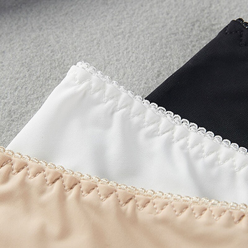 Seamless Ice Silk Safety Short Bikses Sieviešu Plānas Liela izmēra Augsts Viduklis Zem Svārkiem Bokseri Biksītes Pret berzes augšstilbu drošības šorti