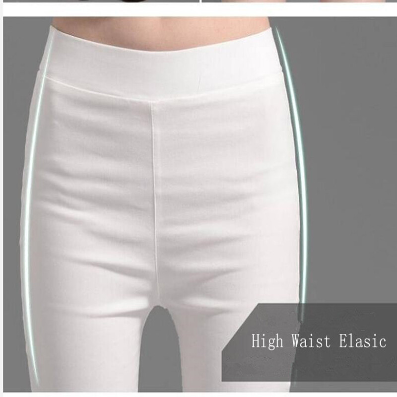 Női leggings vékony pamut 3/4 Capri magas derékú haskontroll embodiary csipke rövid lábszár nagy méret 7XL 6XL 5XL XS fehér fekete