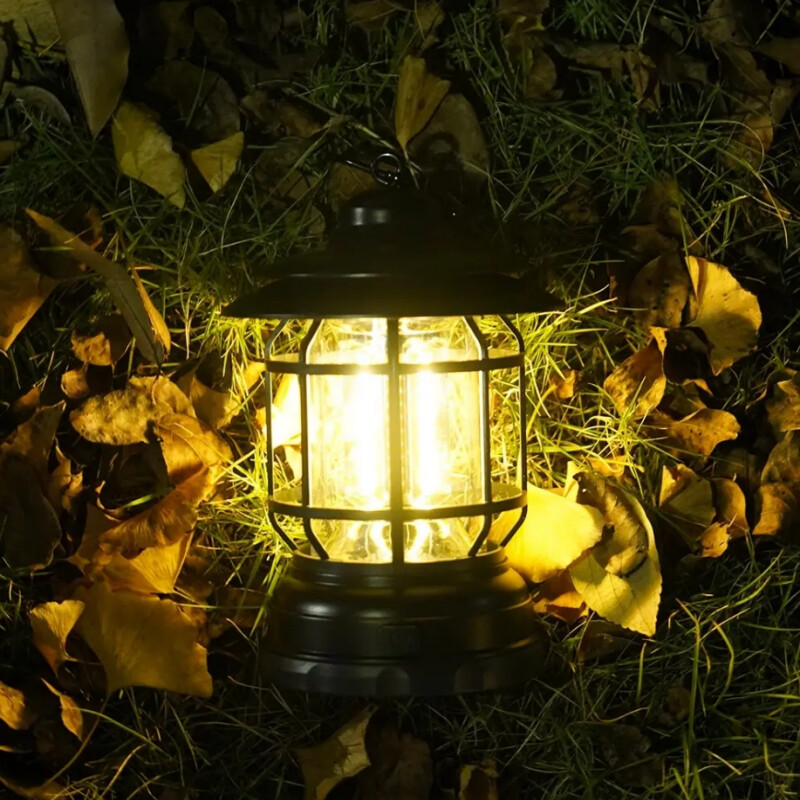 Uzlādējama kempinga laterna bezpakāpju aptumšošana COB Pārnēsājama ūdensnecaurlaidīga pārgājieniem Makšķerēšanai ārkārtas situācijās mājās strāvas padeves pārtraukumi iekštelpās ārā