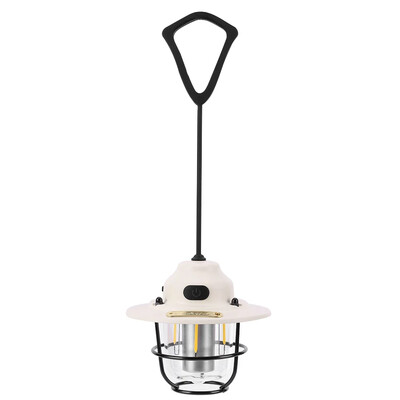 LED kempinga lampa Retro piekārtas telts gaismas USB uzlādējama kempinga gaisma bezpakāpju aptumšošana 1200mAh avārijas laterna makšķerēšanai