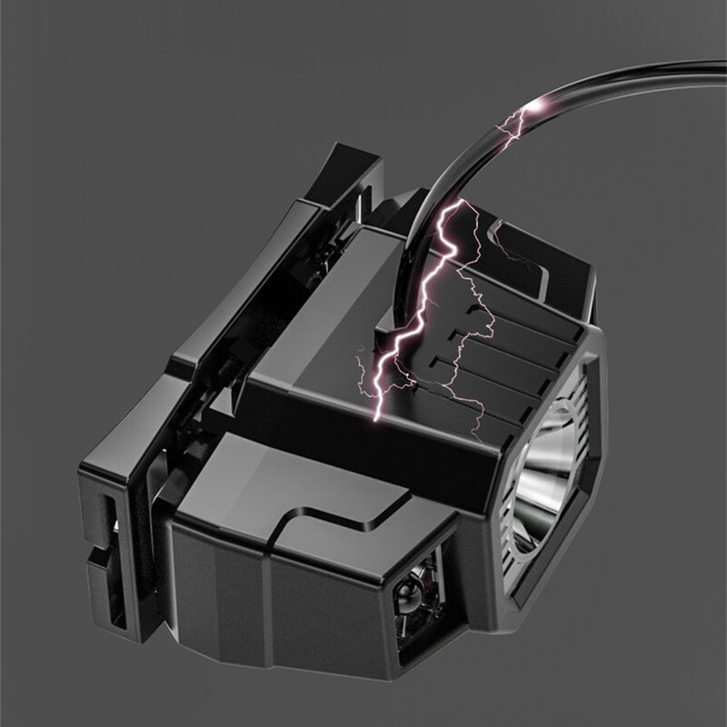 USB uzlādējami priekšējie lukturi Indukcijas priekšējais lukturis COB LED galvas spuldze iebūvēta akumulatora lukturītis daudzfunkciju makšķerēšanas galvas lāpas