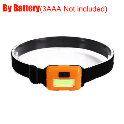 Mini LED priekšējie lukturi 3 režīmu COB priekšējie lukturi ar iebūvētu akumulatoru USB uzlādējami pārnēsājami ūdensizturīgi āra kempinga galvas lukturi