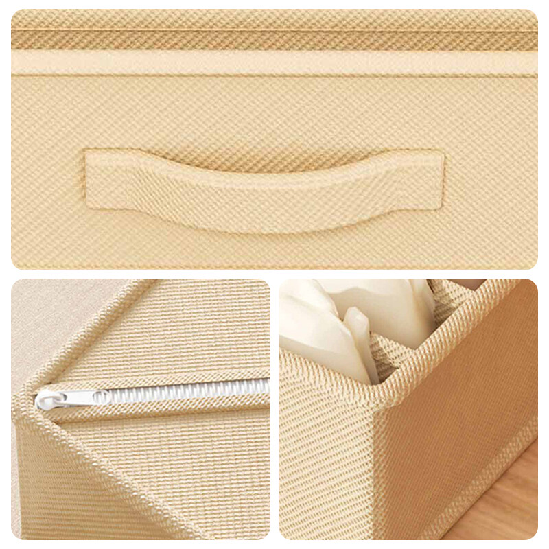 Vastag ruhafiókok rendszerezők Összecsukható fehérnemű Melltartó zokni Szekrény Tárolás Műtárgyak Nagy kapacitású szekrényrendező dobozok