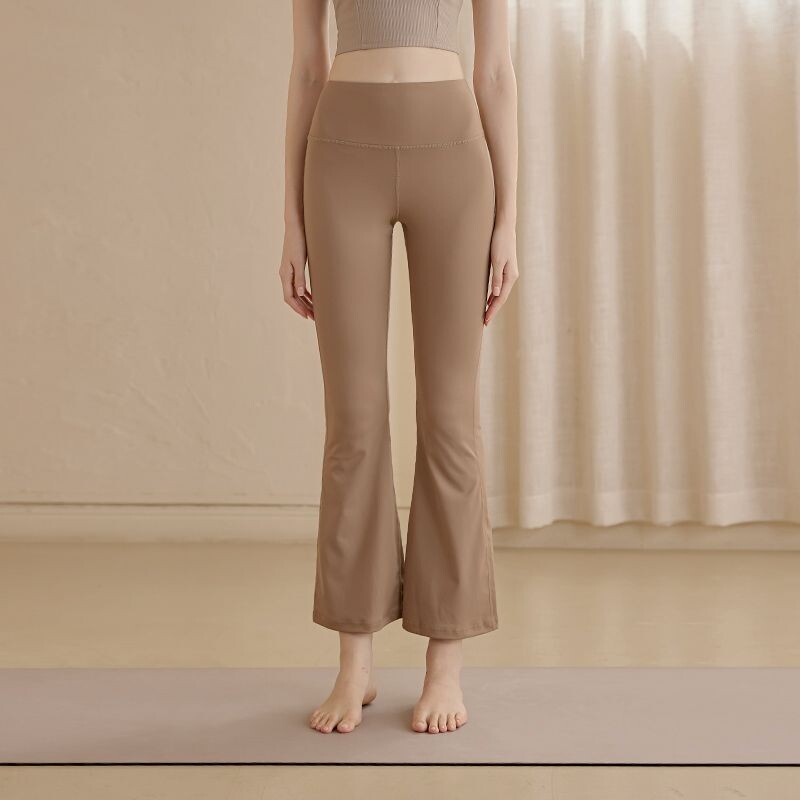 Jogas bikses sievietēm ar augstu vidukli, paceļot gurnus, uzliesmojošus bikses, legingus, pilates vingrošanu, skriešanu, profesionālas fitnesa bikses, trenažieru zāle