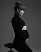 Grūtnieču kleitas grūtniecēm Maxi garās kleitas Apģērbi grūtniecēm, dušas piederumi