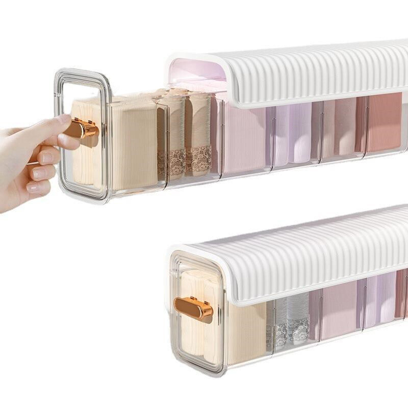 1gab piekarināma pie sienas caurspīdīga apakšveļa biksītes uzglabāšanas kaste zeķes uzglabāšanas kaste skapis organizators guļamistabas futrālis