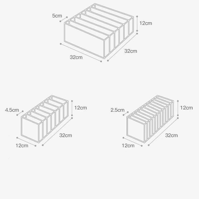 Organizator de dulap Organizator de lenjerie de corp pentru garderobă Organizatori de haine Dulapuri Organizatori de sertare Sutien șosete Cutie organizatoare de depozitare