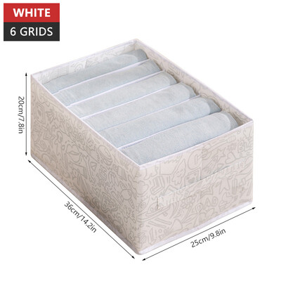 Pantaloni Cutie de depozitare haine Blugi compartimentat Dulap de îmbrăcăminte Cutie de depozitare Separare sertar de uz casnic Organizator de depozitare