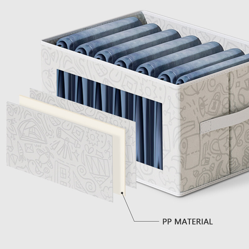 Pantaloni Cutie de depozitare haine Blugi compartimentat Dulap de îmbrăcăminte Cutie de depozitare Separare sertar de uz casnic Organizator de depozitare