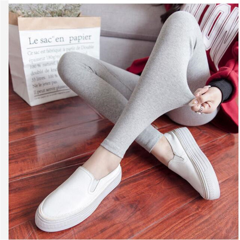 Sieviešu legingi vienkrāsains XS-7xl Feminino Modal Cotton Stretch Elastic 2022 Leggins Pelēks Melns Balts Rozā Violets 6XL 5XL 4XL XS