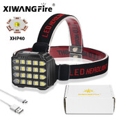 Επαναφορτιζόμενος προβολέας USB 20LED Super Bright δυνατό φως Φακός έκτακτης ανάγκης Αδιάβροχα φώτα ψαρέματος για κάμπινγκ