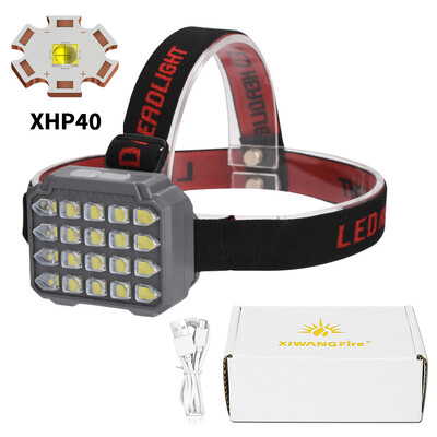 Επαναφορτιζόμενος προβολέας USB 20LED Super Bright δυνατό φως Φακός έκτακτης ανάγκης Αδιάβροχα φώτα ψαρέματος για κάμπινγκ