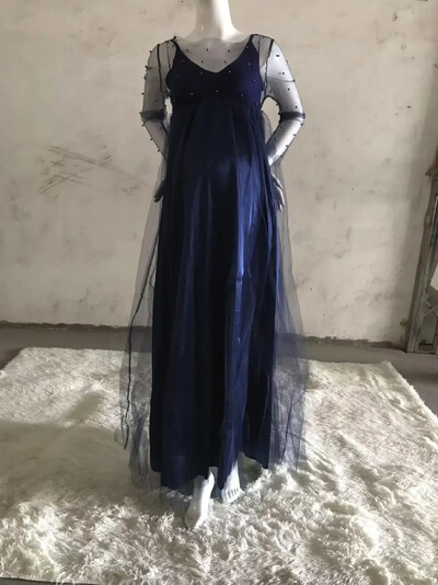Raseduse kleidid fotosessiooniks Maxi kleit Elegantne tüll Rasedatele Pikk pidulik kleit Pulmafotograafia Rekvisiit Baby Shower