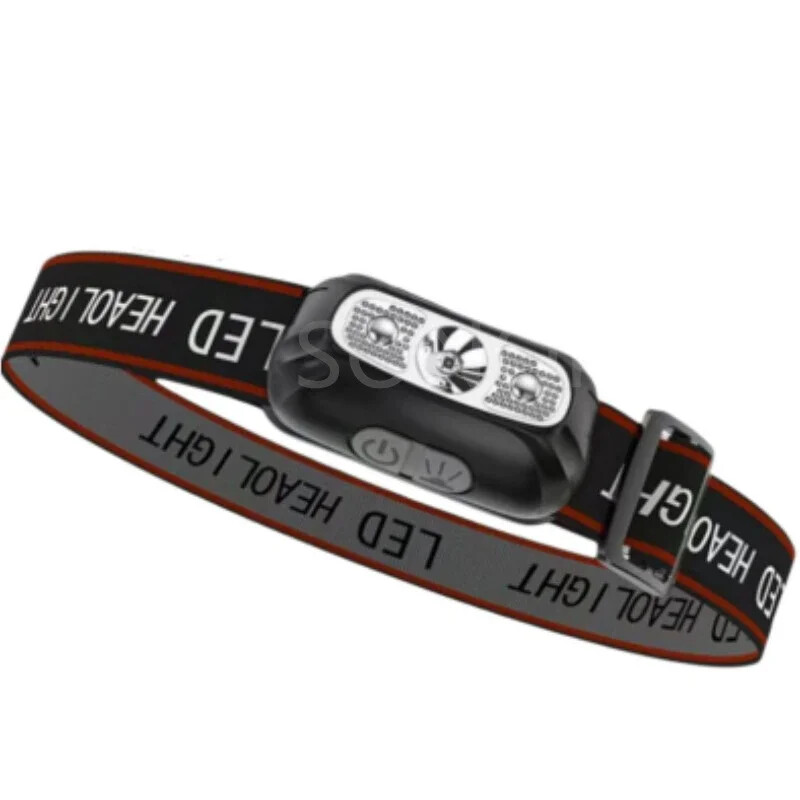 4 režimų judesio jutiklis XPE+COB LED priekinis žibintuvėlis USB įkraunamas vandeniui atsparus stovyklavimo priekinis žibintas bėgiojant žvejybai