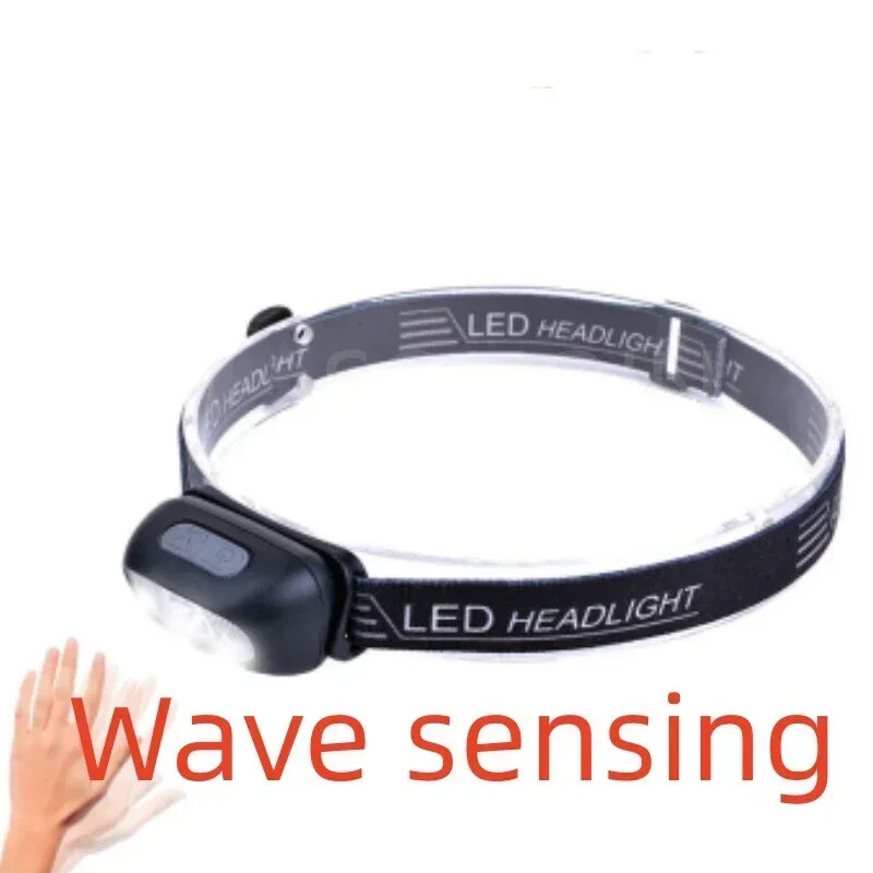 4 režimų judesio jutiklis XPE+COB LED priekinis žibintuvėlis USB įkraunamas vandeniui atsparus stovyklavimo priekinis žibintas bėgiojant žvejybai