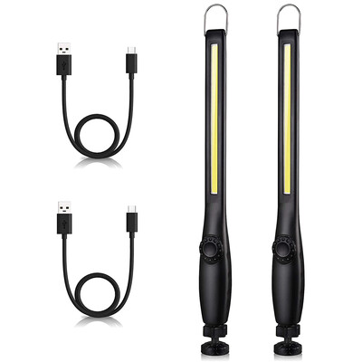 USB įkraunama COB LED darbo lemputė nešiojama magnetinė belaidė apžiūros lemputė, skirta automobilio remontui namuose, dirbtuvėse avarinei situacijai