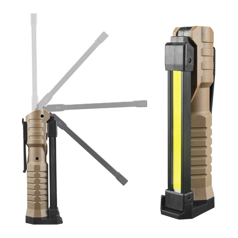 KDULIT sulankstomas LED avarinis prožektorius, nešiojamas stiprus magnetinis COB darbinis žibintas C tipo įkraunamas žibintuvėlis ypač ryški lempa