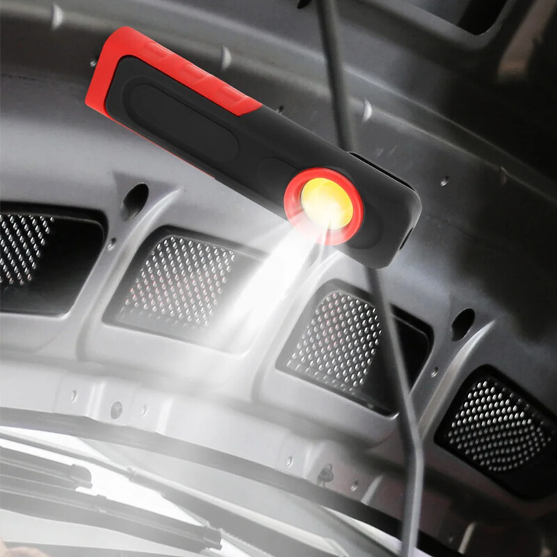 USB žibintuvėlis, automobilio detalių apžiūros lemputė automobilio dažų apdailos lempos nuskaitymo sūkurinė magnetinė rankena daugiafunkciniai automatinio remonto žibintai