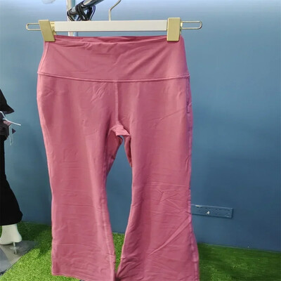 naised Align Groove Fitness Gym Elastsed laiad säärised Laienevad püksid Retuusid Ülimalt venivad kõrge vöökohaga suvepüksid