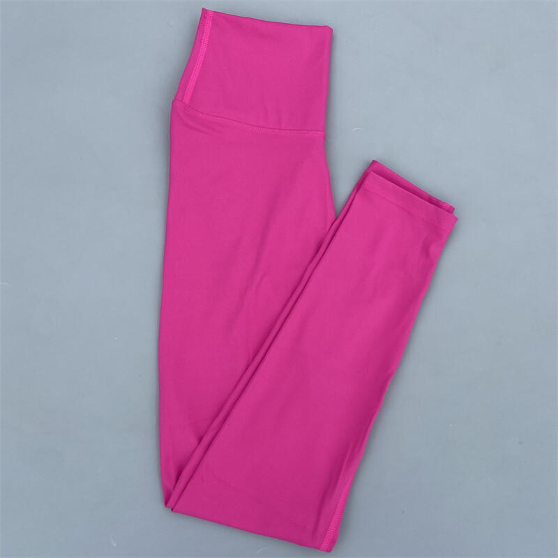 Jednobojne sportske tajice za teretanu Ženske hlače za jogu visokog struka Velike veličine Hulahopke za vježbanje Push Up Trenirke Hlače za trčanje