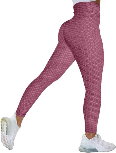 Pantaloni Xxl cu talie înaltă pentru femei, mai groși, din jacquard, pentru fitness, jambiere sport pentru ridicarea fundului, piersică, șold, antrenament, colanți pentru alergare