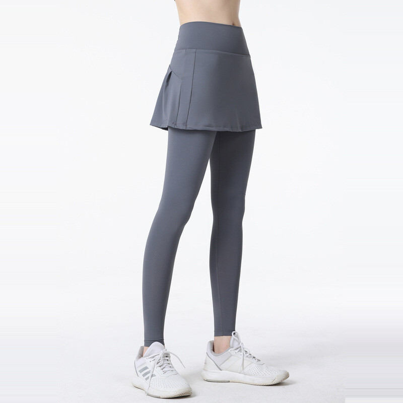 Liela izmēra viltoti divdaļīgi sporta legingi sievietēm ar augstu vidukli skriešanas fitnesa legingi sporta zāles skriešanas jogas zeķubikses