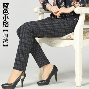 Jaunums Plus samta legingi Sieviešu rudens un ziemas lielizmēra apdruka ar ziedu siltas mātes bikses