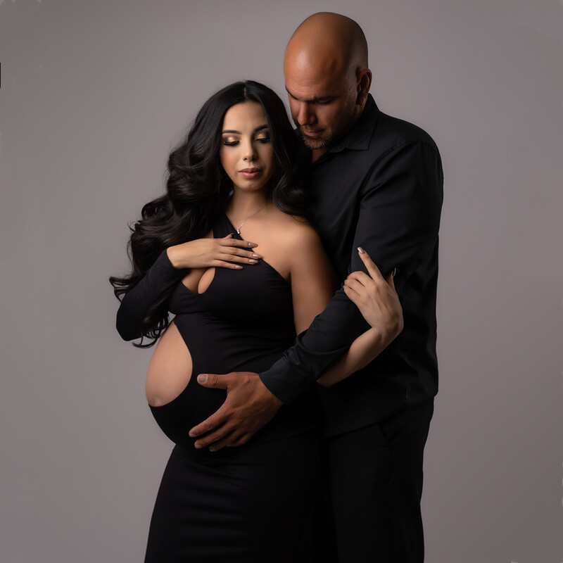 Seksīga, dobi, grūtnieču fotografēšanas tērpi, slīpi pleci, staipīga grūtniecības kleita fotosesijai