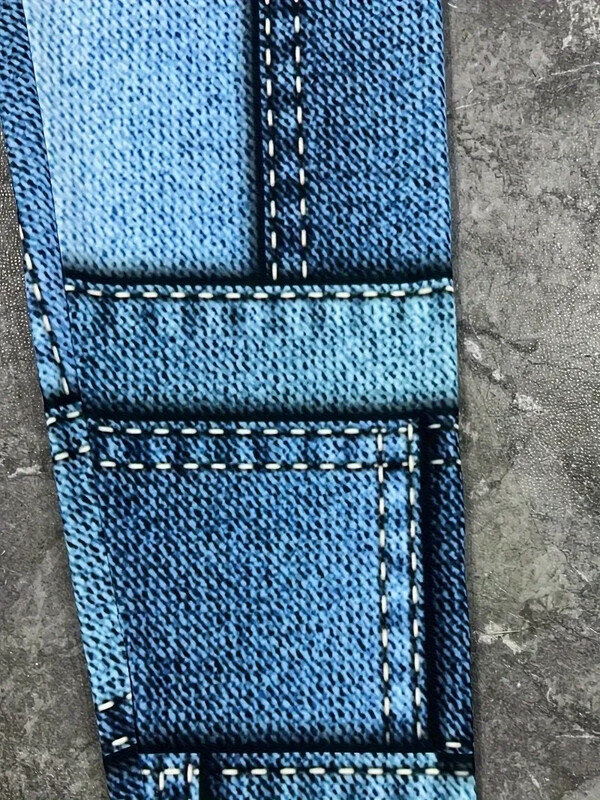 Liela izmēra sieviešu modes legingi ar augstu vidukli Ikdienas imitācijas džinsa rūtaini stulpiņi elastīgi apdrukāti legingi ikdienas pēdu bikses