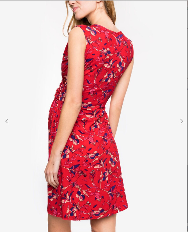 Grūtnieču Jaunas Grūtnieču kleitas Zīdīšanas Sievietēm Barojošām Kleitas Vasaras apdrukātas Piedurknes bez V veida kakla izgriezuma krūšu kurvja māsu kleitas