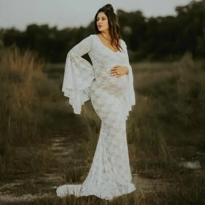 Seksīgas mežģīņu kleitas grūtniecēm, nāriņas