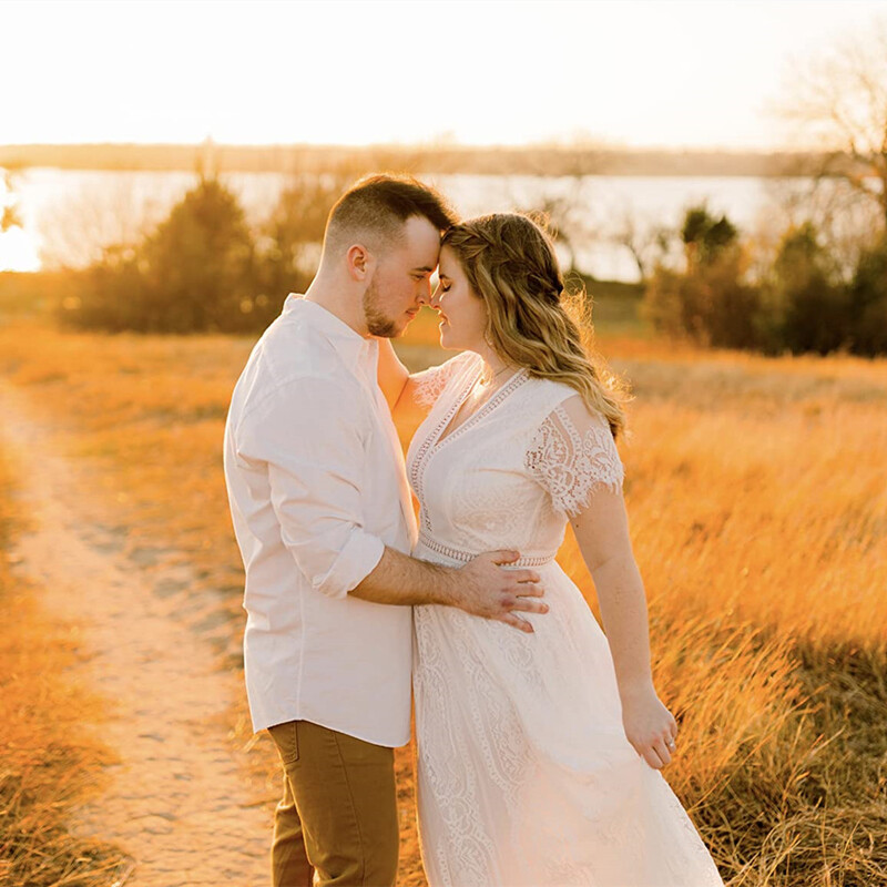 Baltas mežģīņu Boho garās kleitas grūtniecēm fotosesijai Baby Shower Garās kleitas Grūtniecības fotografēšanas kleita