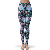 Leopárdmintás leggings női divat alkalmi nadrágok macska tehén állat szálcsiszolt puha harisnya Női nagyméretű fitnesz tornanadrág