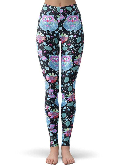 Leopárdmintás leggings női divat alkalmi nadrágok macska tehén állat szálcsiszolt puha harisnya Női nagyméretű fitnesz tornanadrág